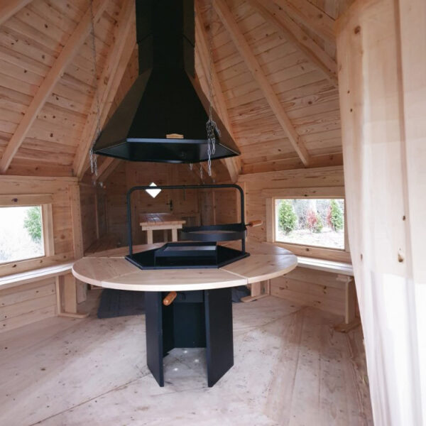 Dřevěný domek grill plus 5