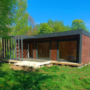 Dřevěný dům dřevostavba avokado 1