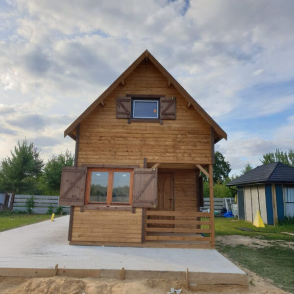 Dřevěný dům dřevostavba bŘÍza 1