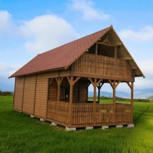 Dřevěný dům dřevostavba bŘÍza open