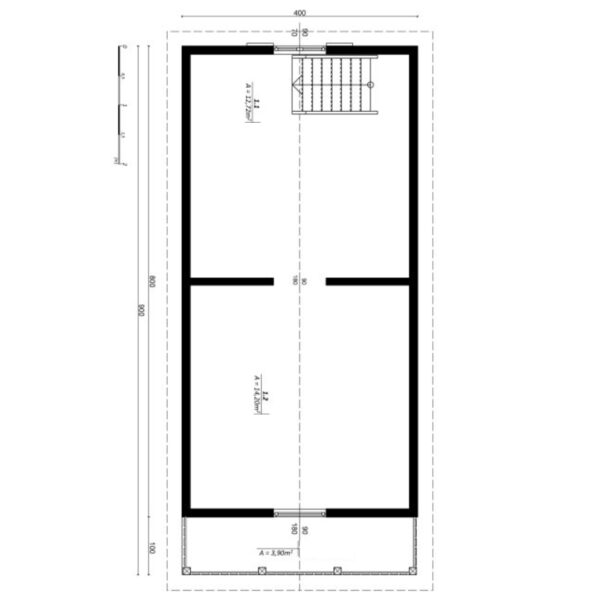 Dřevěný dům dřevostavba bŘÍza open 9