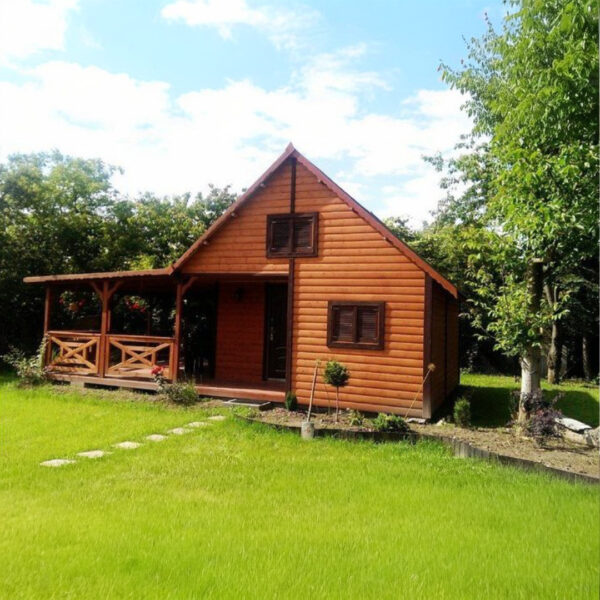 Dřevěný dům dřevostavba bŘÍza terasa 1