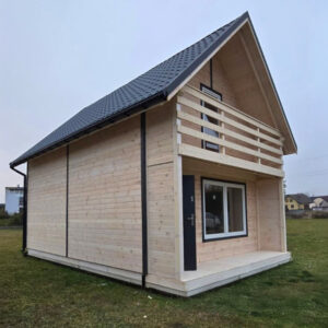 Dřevěný dům dřevostavba dub 16