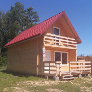 Dřevěný dům dřevostavba dub 18