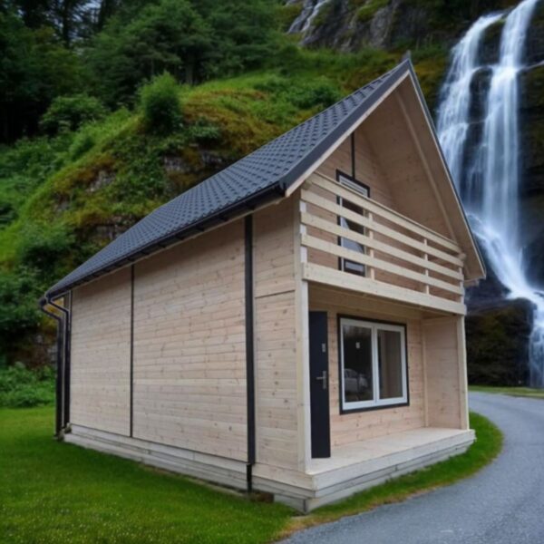 Dřevěný dům dřevostavba dub