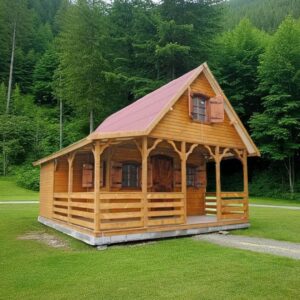 Dřevěný dům dřevostavba elixir