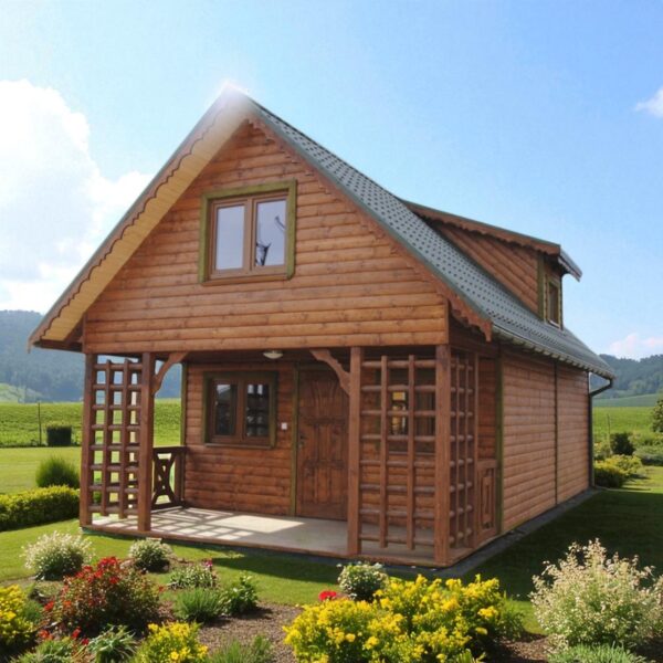 Dřevěný dům dřevostavba horal