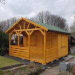 Dřevěný dům dřevostavba jedle