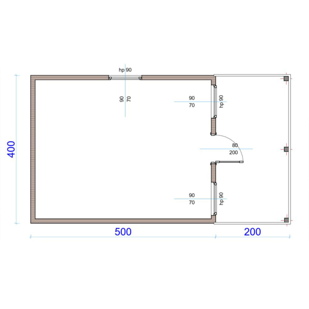 Dřevěný dům dřevostavba jedle 4
