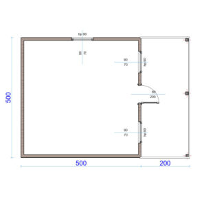 Dřevěný dům dřevostavba jedle 6