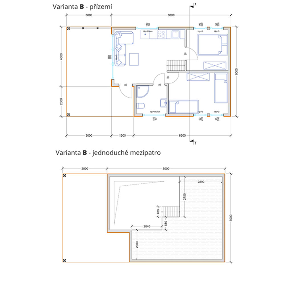 Dřevěný dům dřevostavba krokus 13
