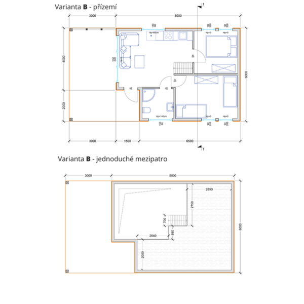 Dřevěný dům dřevostavba krokus 13