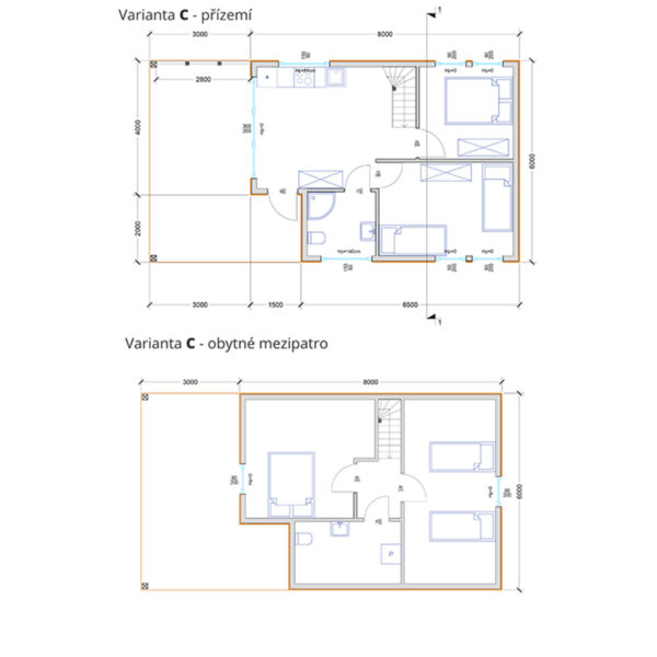 Dřevěný dům dřevostavba krokus 14