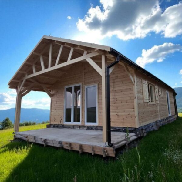 Dřevěný dům dřevostavba krokus