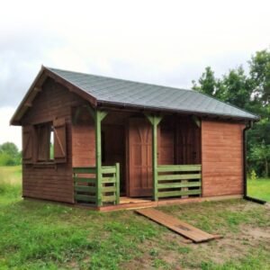 Dřevěný dům dřevostavba mandle