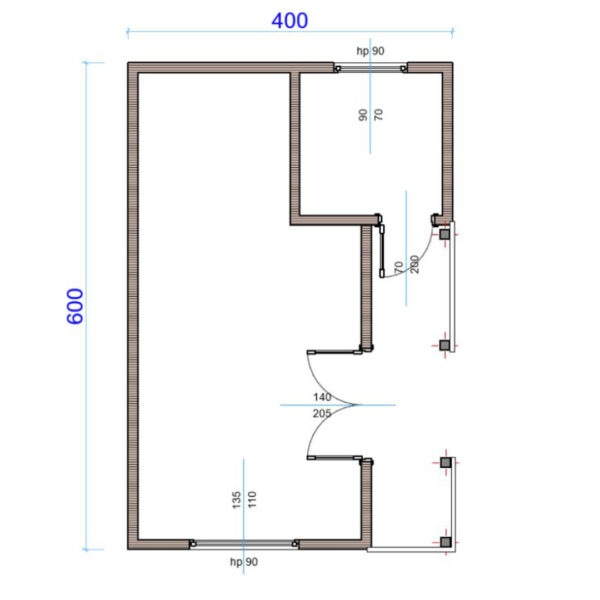 Dřevěný dům dřevostavba mandle 5