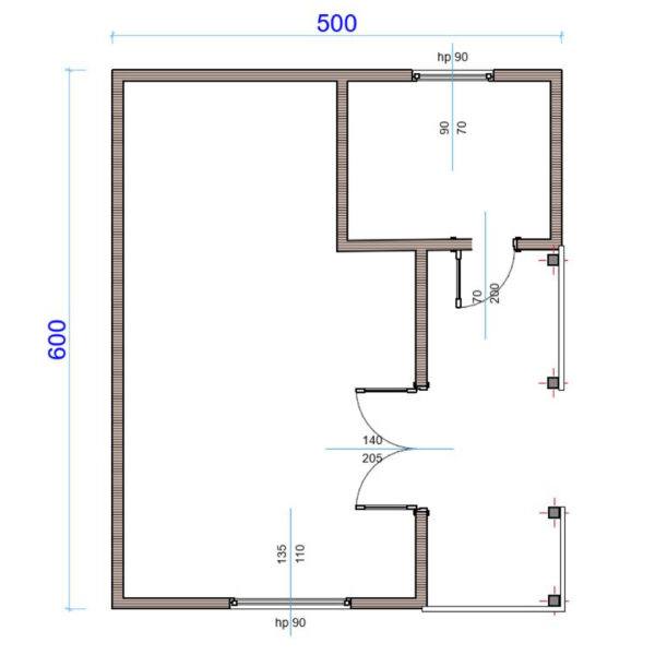 Dřevěný dům dřevostavba mandle 6