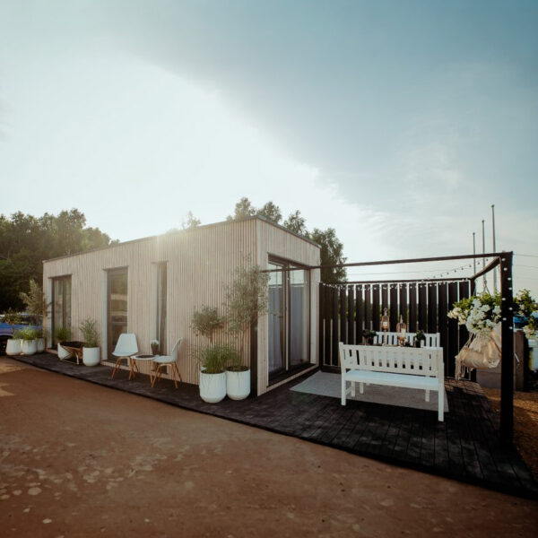 Dřevěný dům dřevostavba modular 1