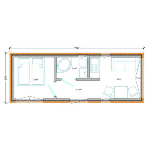 Dřevěný dům dřevostavba modular 10