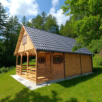 Dřevěný dům dřevostavba morava 1