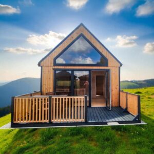 Dřevěný dům dřevostavba stodola