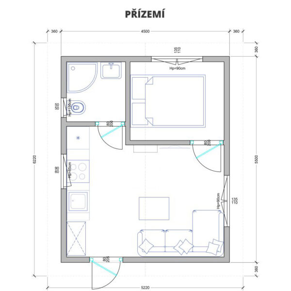 Dřevěný dům dřevostavba stodola 4