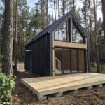 Dřevěný dům dřevostavba stodola b1