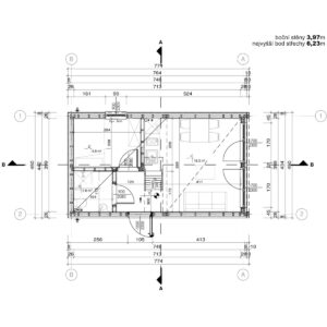 Dřevěný dům dřevostavba stodola b1 3