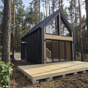 Dřevěný dům dřevostavba stodola b1