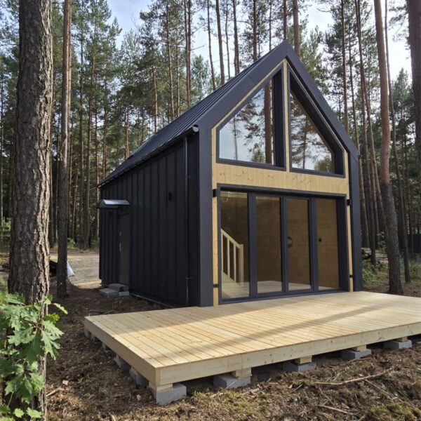 Dřevěný dům dřevostavba stodola b1