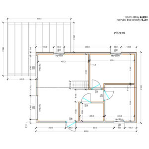 Dřevěný dům dřevostavba stodola b2 11