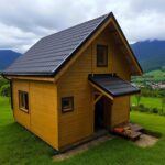 Dřevěný dům dřevostavba vrba