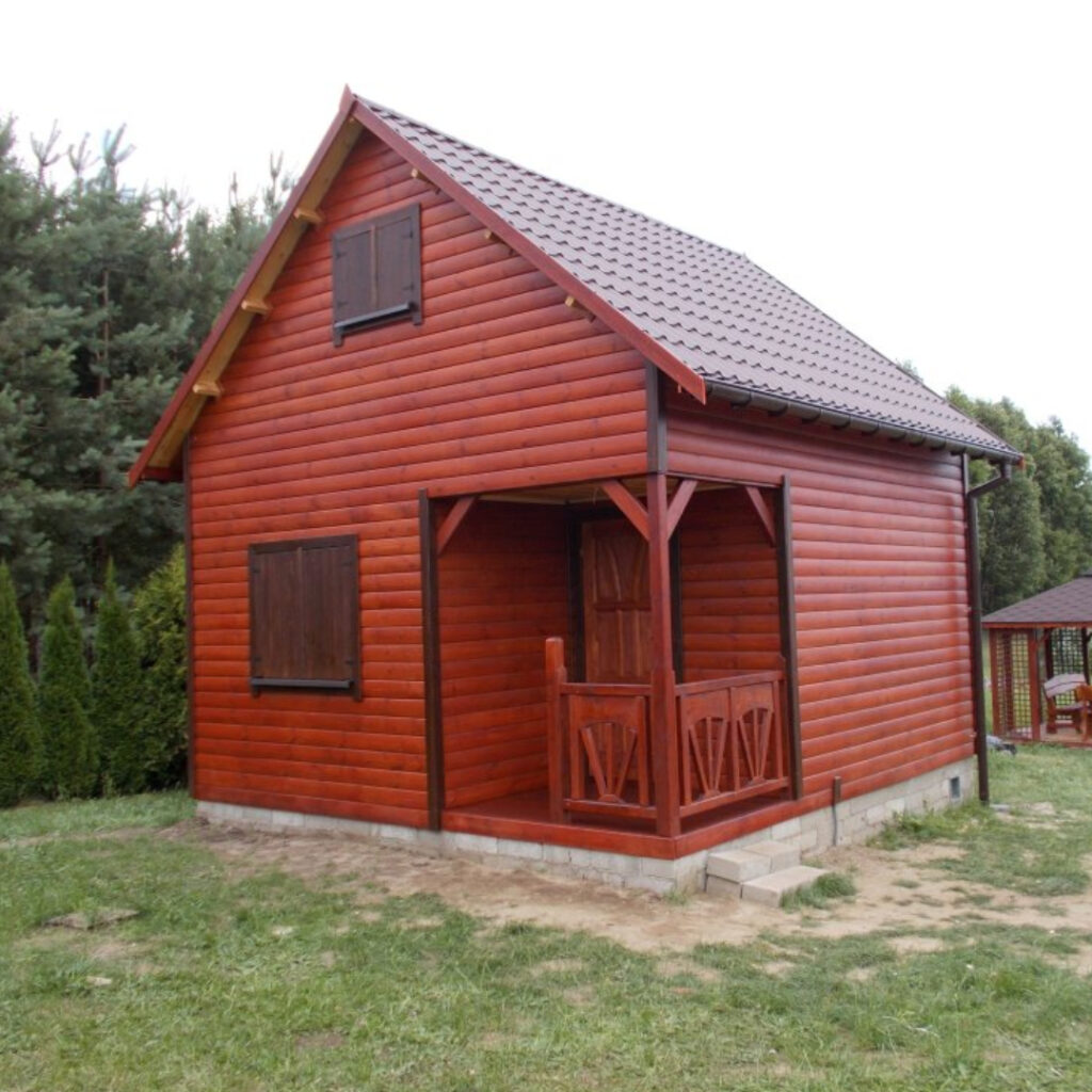 Dřevěný dům dřevostavba vrba 2