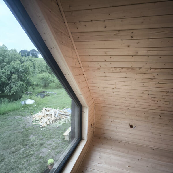 Dřevěný dům dřevostavba vrba modern 17