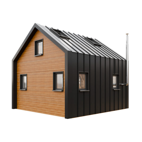 Dřevěný dům dřevostavba vrba modern 22