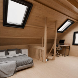 Dřevěný dům dřevostavba vrba modern 26