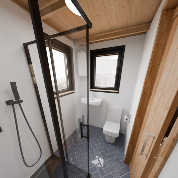 Dřevěný dům dřevostavba vrba modern 27