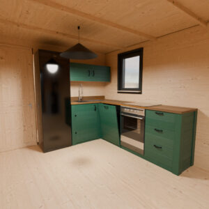 Dřevěný dům dřevostavba vrba modern 28