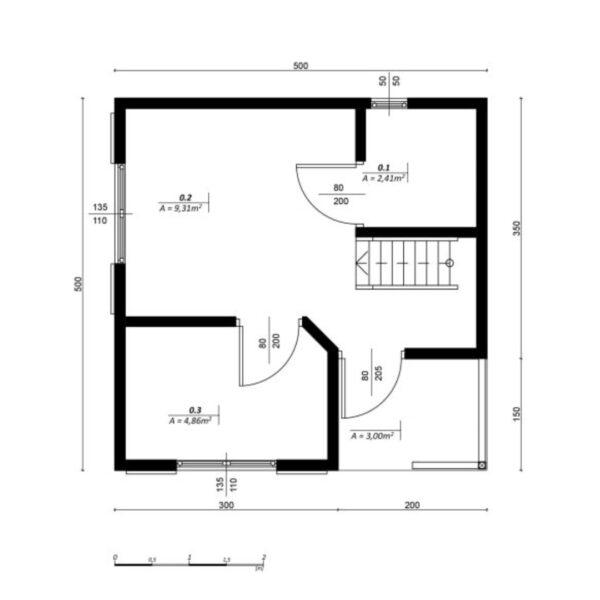 Dřevěný dům dřevostavba vrba modern 9