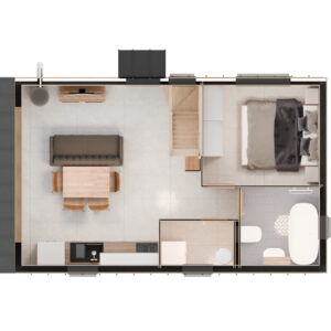 Dřevěný dům dřevostavba vrba modern max 17