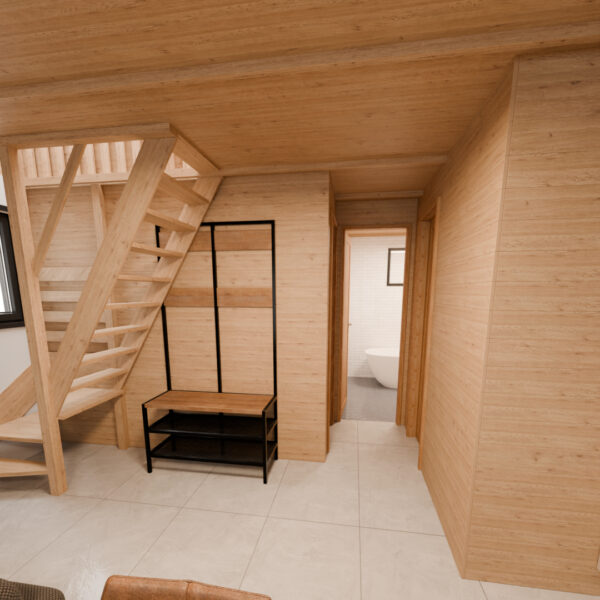 Dřevěný dům dřevostavba vrba modern max 6