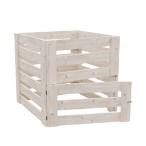 Dřevěný kompostér koncept 80x80 cm 1