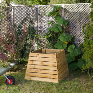 Dřevěný kompostér pyramida 3