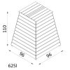 Dřevěný kompostér pyramida 4