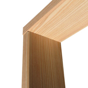 Dřevěný koš geo 3