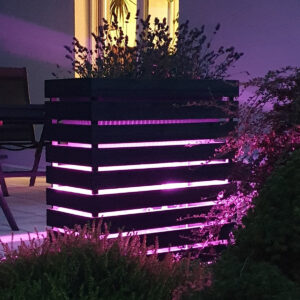 Dřevěný koš geo 5