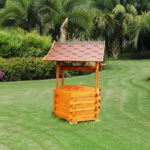 Dřevěný kryt na studnu se střechou basic 1