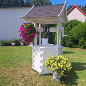 Dřevěný kryt na studnu se střechou basic 7