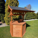 Dřevěný kryt na studnu se střechou klasik 1