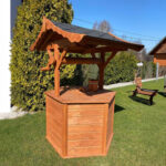 Dřevěný kryt na studnu se střechou klasik 3
